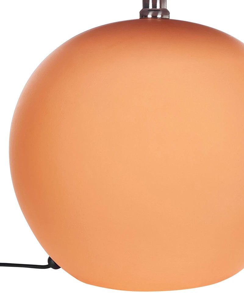 Beliani Stalinis šviestuvas LIMIA Keramika oranžinis