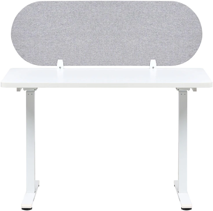 Beliani Stalo pertvara SPARKY 120 x 40 cm šviesiai pilka