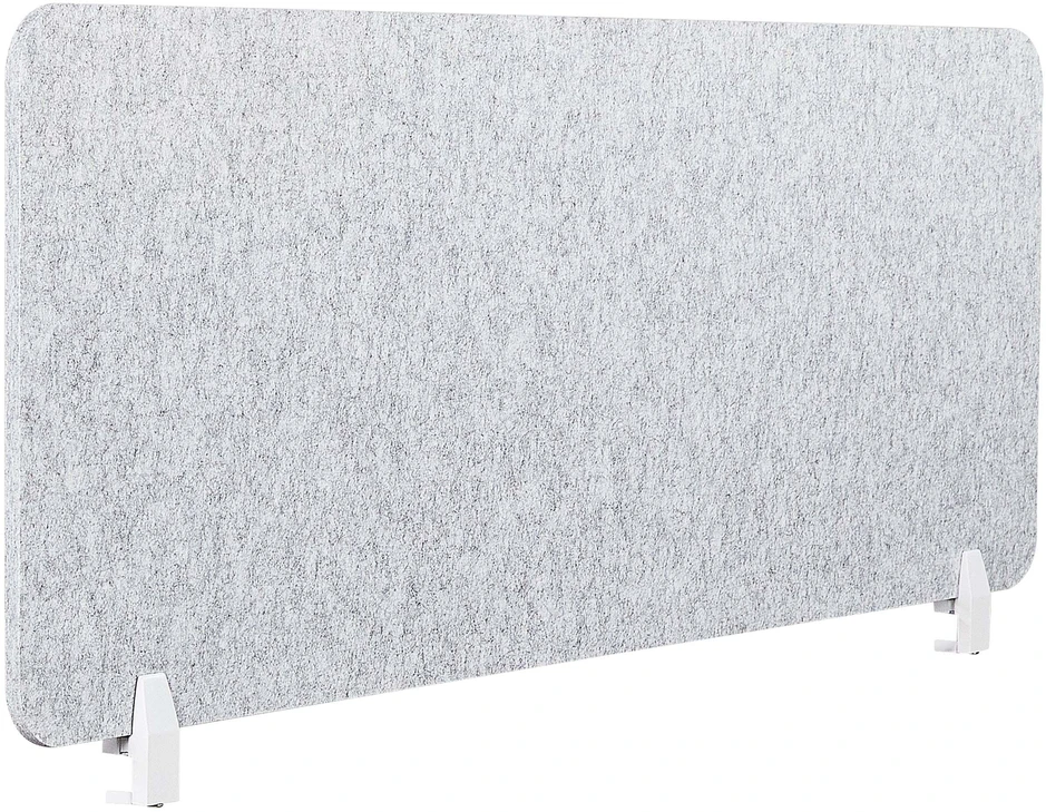 Beliani Stalo pertvara SPLIT 160 x 50 cm pilka