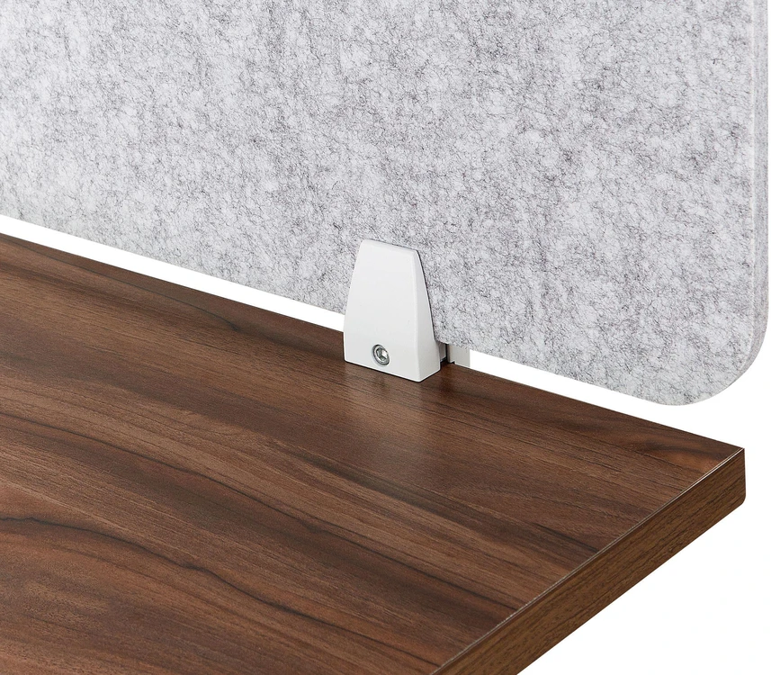 Beliani Stalo pertvara SPLIT 160 x 50 cm pilka