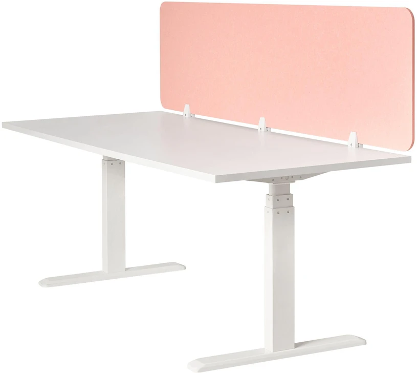 Beliani Stalo pertvara SPLIT 180 x 50 cm Persikų spalvos