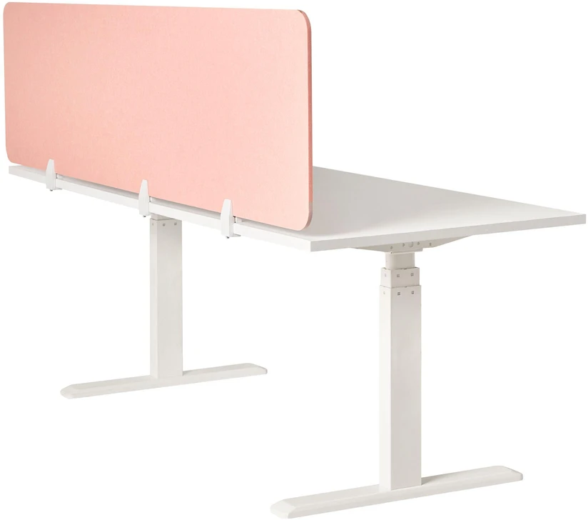 Beliani Stalo pertvara SPLIT 180 x 50 cm Persikų spalvos