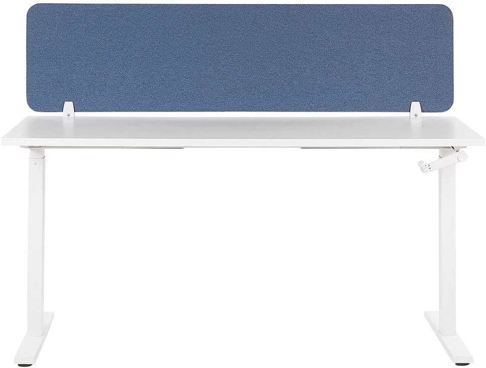 Beliani Stalo pertvara WALLY 120 × 40 cm, mėlyna