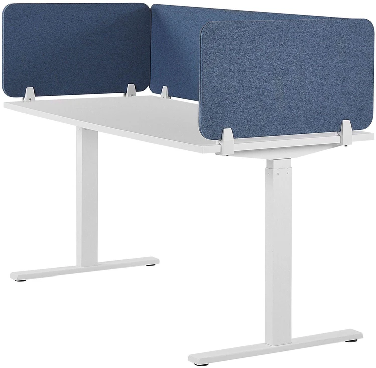 Beliani Stalo pertvara WALLY 120 × 40 cm, mėlyna