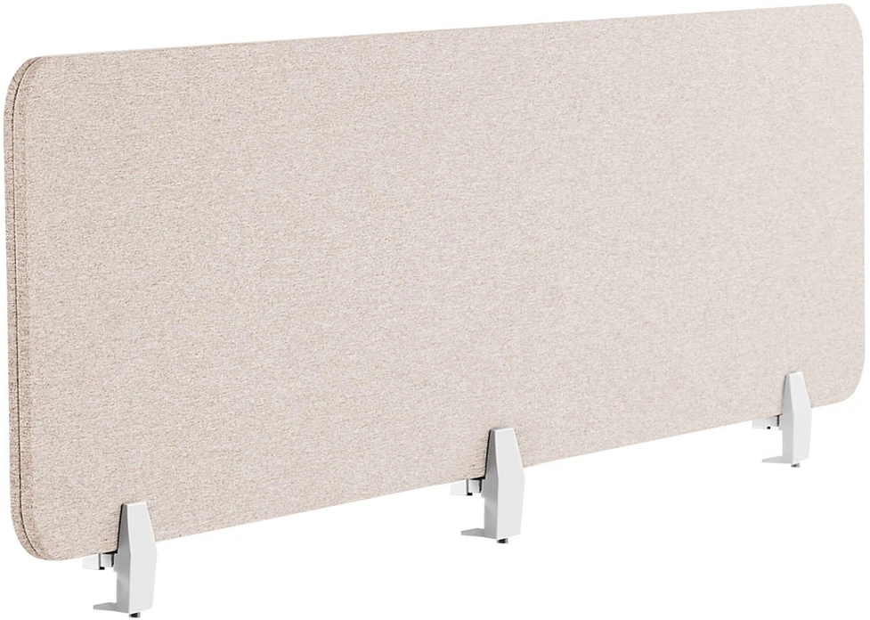 Beliani Stalo pertvara WALLY 180 x 40 cm, smėlio spalvos