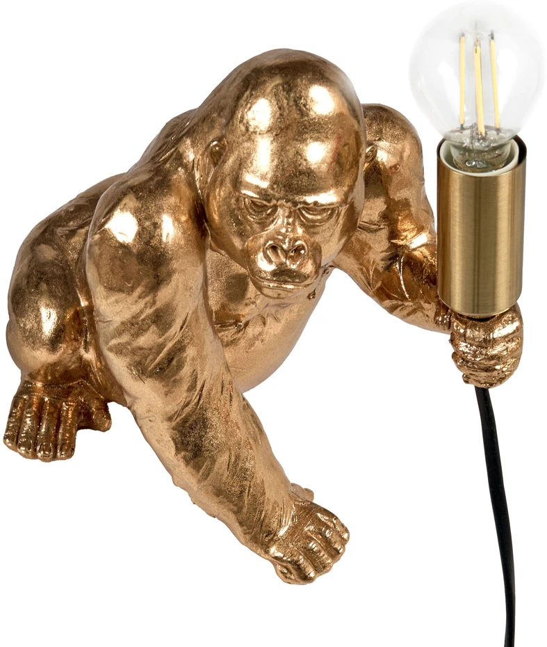 Beliani Stalo šviestuvas Goryl HARAMBE auksinis