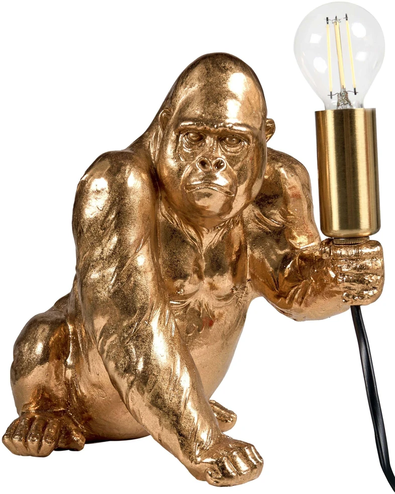 Beliani Stalo šviestuvas Goryl HARAMBE auksinis