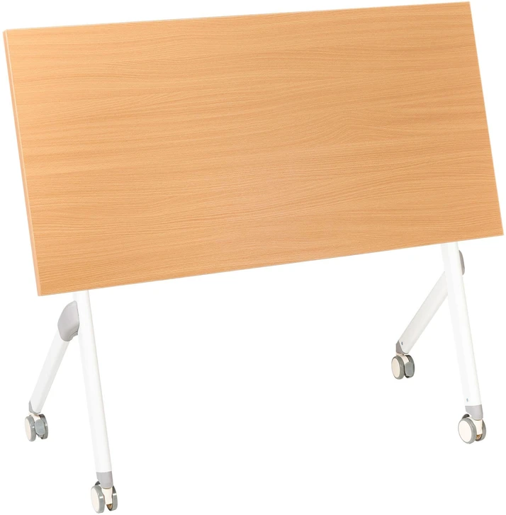 Beliani Sudedamas rašomasis stalas BENDI rudas 120 cm 60 cm