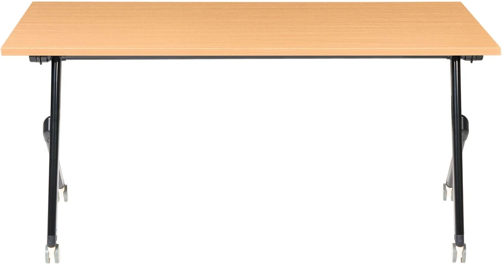 Beliani Sulankstomas rašomasis stalas BENDI, rudas, 160 cm x 60 cm