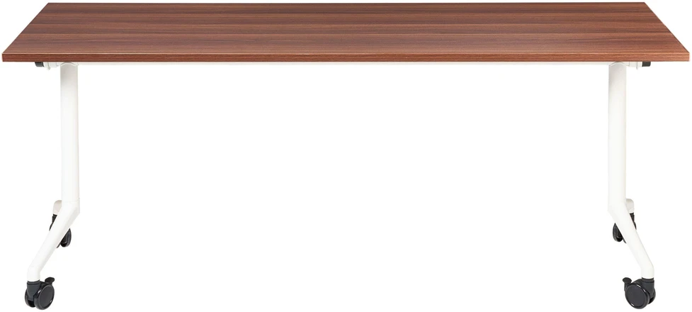 Beliani Sulankstomas rašomasis stalas CAVI, tamsiai rudas, 180 cm x 60 cm