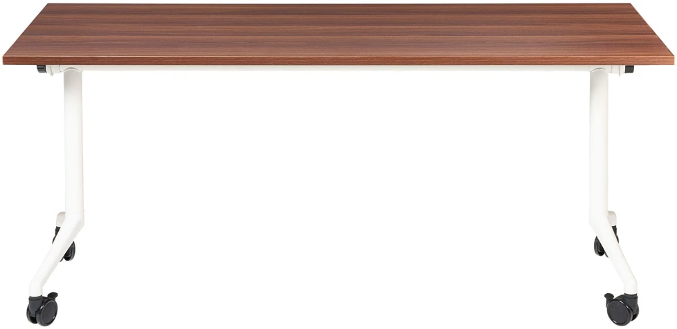Beliani Sulankstomas rašomasis stalas CAVI, tamsiai rudas, 160 cm x 60 cm