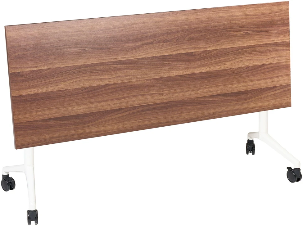 Beliani Sulankstomas rašomasis stalas CAVI, tamsiai rudas, 160 cm x 60 cm