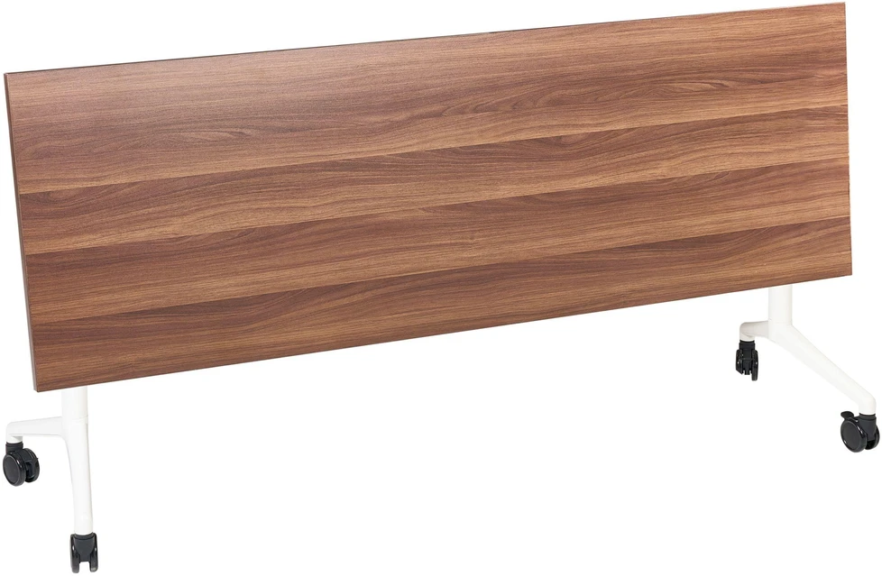 Beliani Sulankstomas rašomasis stalas CAVI, tamsiai rudas, 180 cm x 60 cm