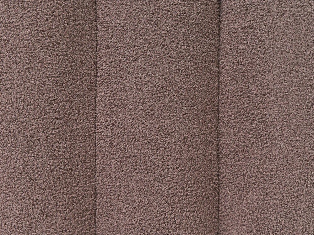 Beliani Tapetuotas suoliukas IDYLLWILD Boucle rudas