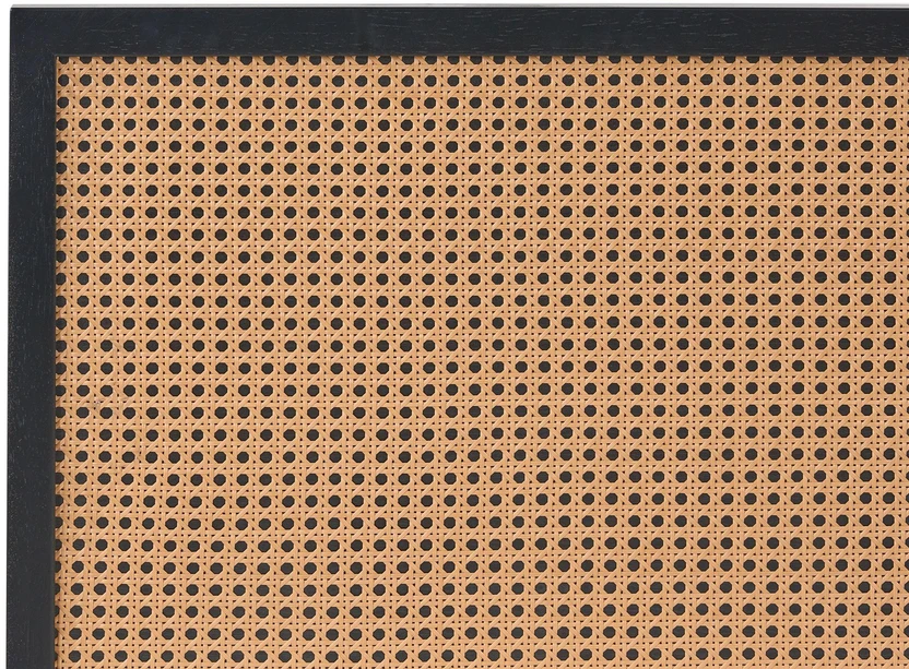 Beliani Technorattano lova MONPAZIER 120 x 200 cm juoda