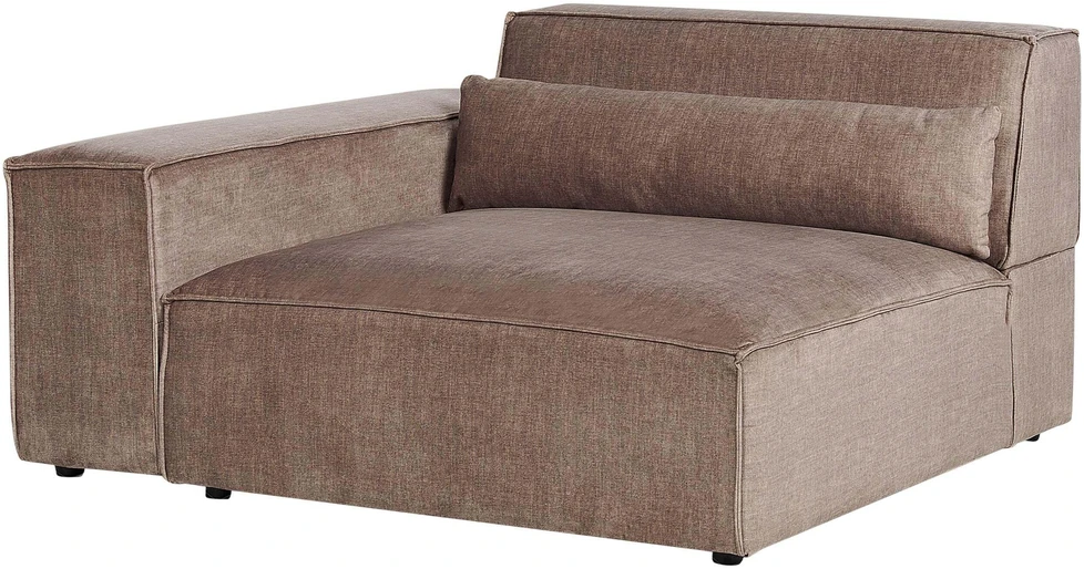 Beliani Trijų vietų modulinė sofa HELLNAR, šviesiai ruda