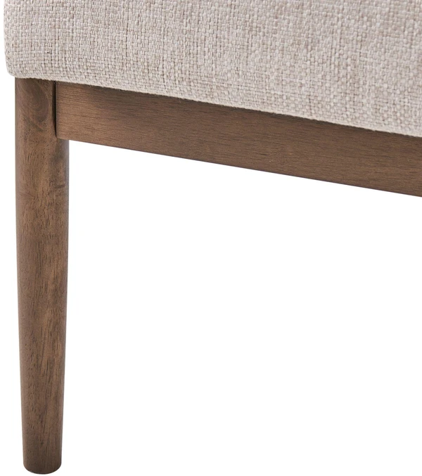 Beliani Trijų vietų sofa ESRUM, tamsiai ruda/smėlio spalvos
