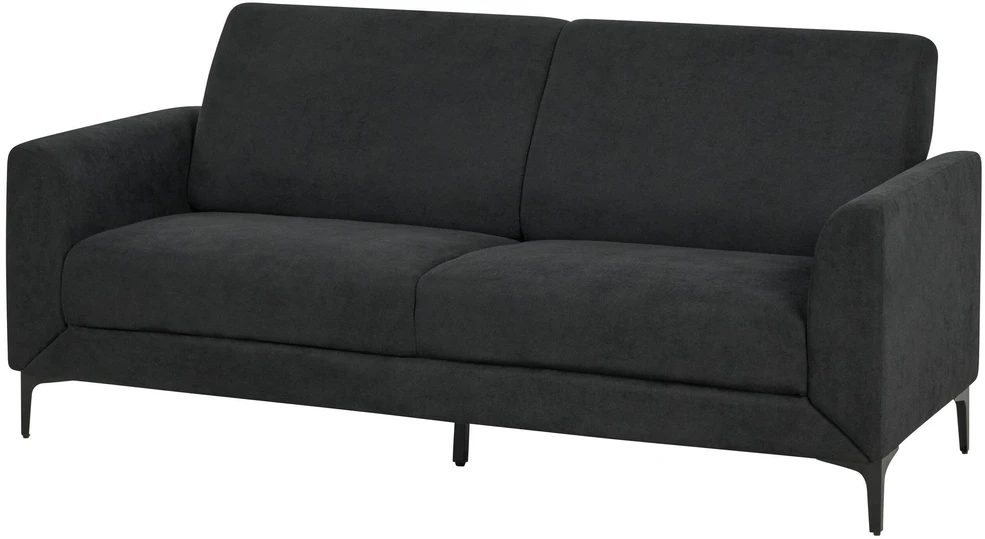 Beliani Trijų vietų sofa FENES, juoda