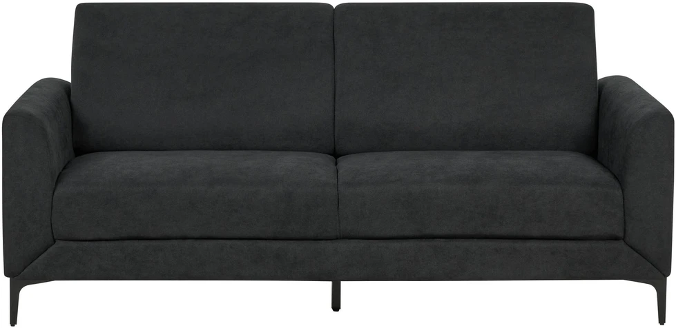 Beliani Trijų vietų sofa FENES, juoda