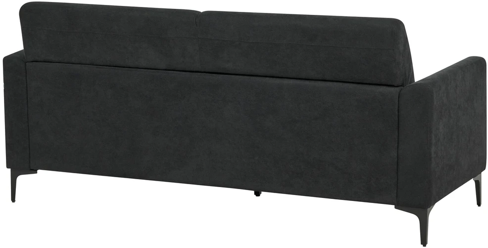 Beliani Trijų vietų sofa FENES, juoda
