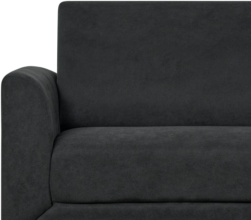 Beliani Trijų vietų sofa FENES, juoda