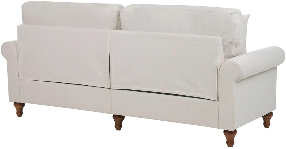 Beliani Trijų vietų sofa GINNERUP, šviesiai smėlinė