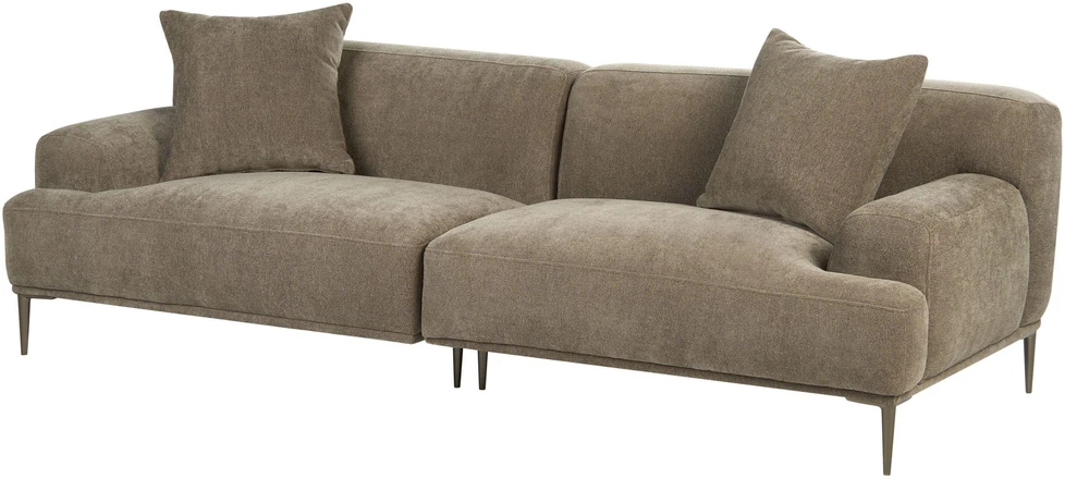 Beliani Trijų vietų sofa MATILA, šviesiai ruda