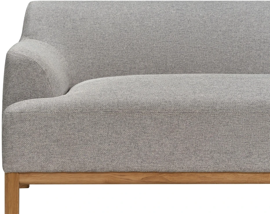 Beliani Trijų vietų sofa SOSJO, šviesiai pilka