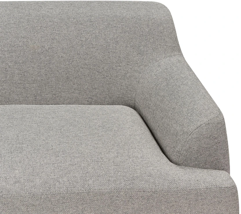 Beliani Trijų vietų sofa SOSJO, šviesiai pilka