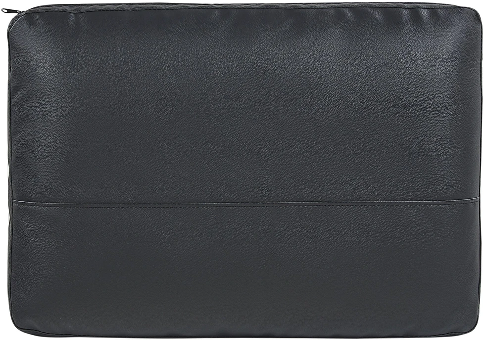 Beliani Trijų vietų sofa SOVIK, eko oda, juoda