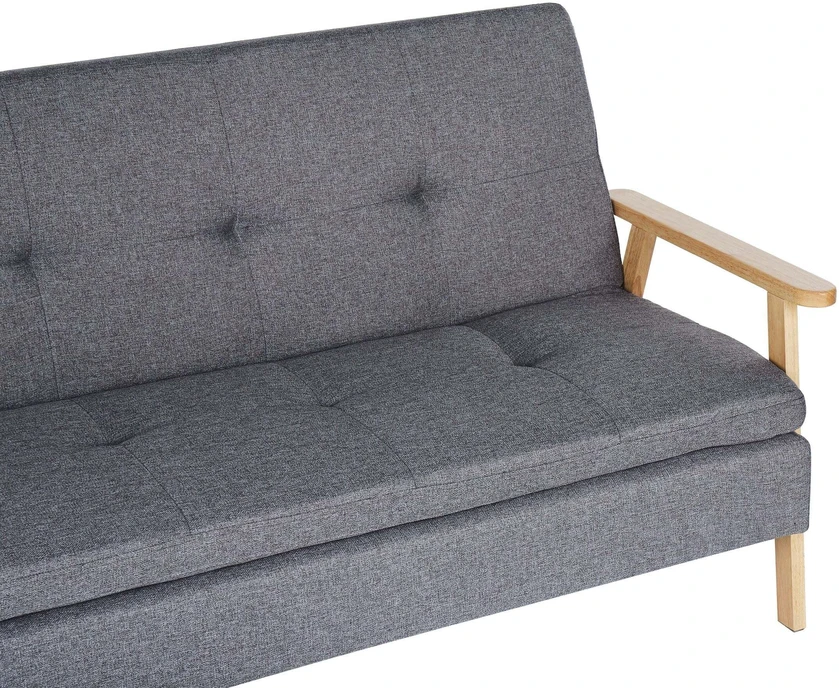 Beliani Trijų vietų sofa TJORN, pilka