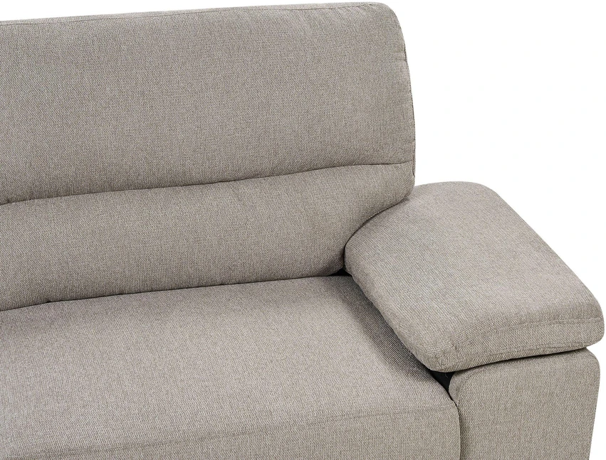 Beliani Trijų vietų sofa VOGAR šviesiai ruda