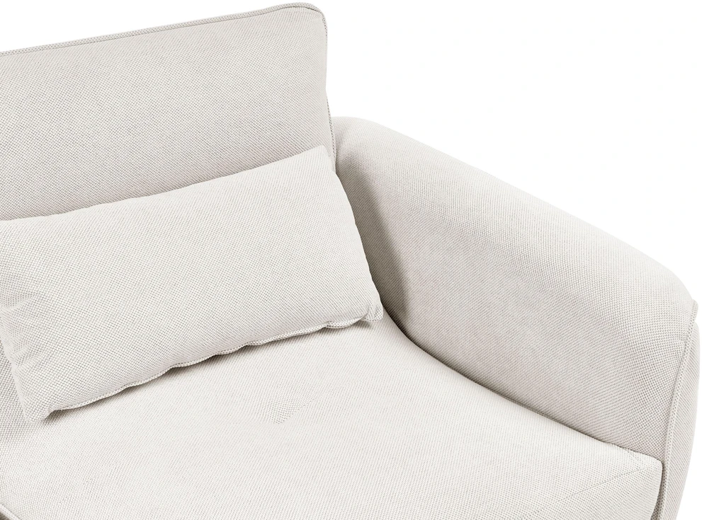 Beliani Trijų vietų sofa WETLAN, balta