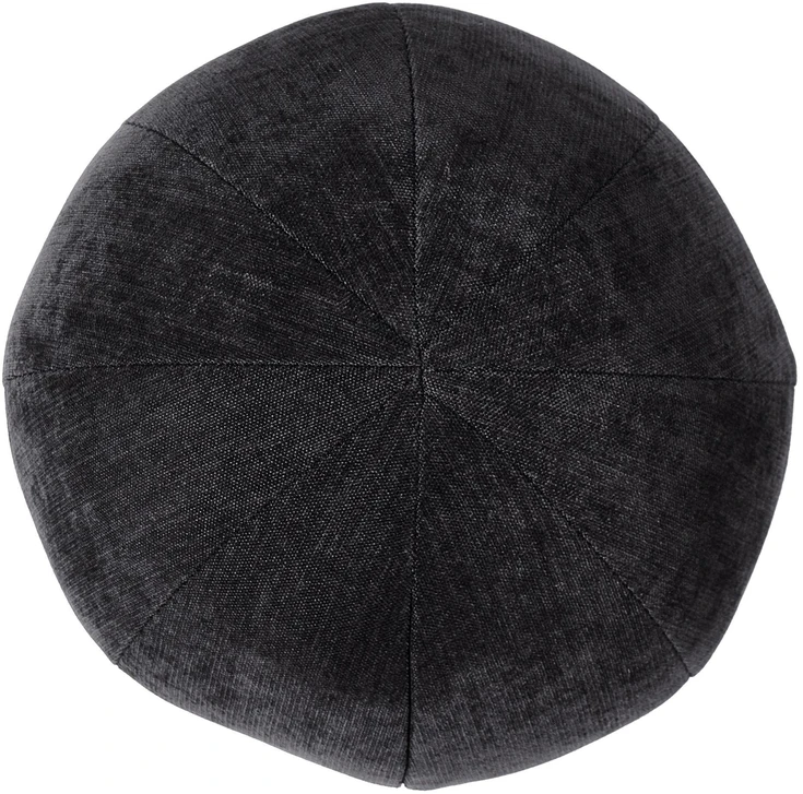 Beliani Trisvietė sofa LEIREN, šenilas, juoda