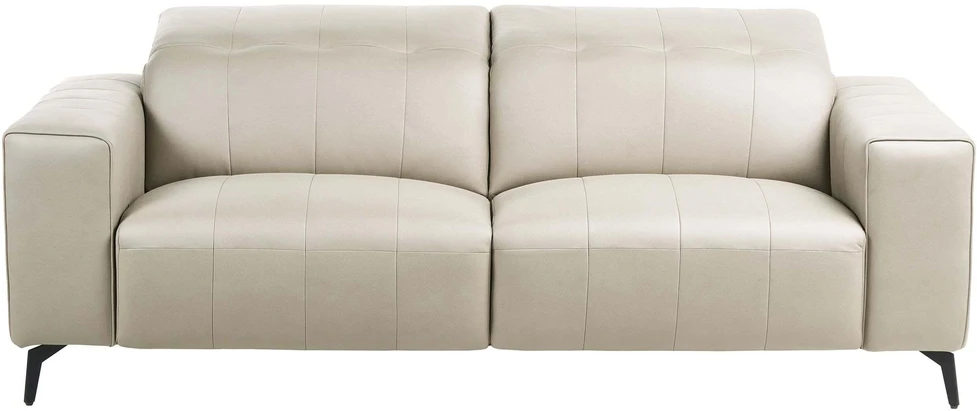 Beliani Trivenė sofa OMMEL šviesiai smėlio spalvos