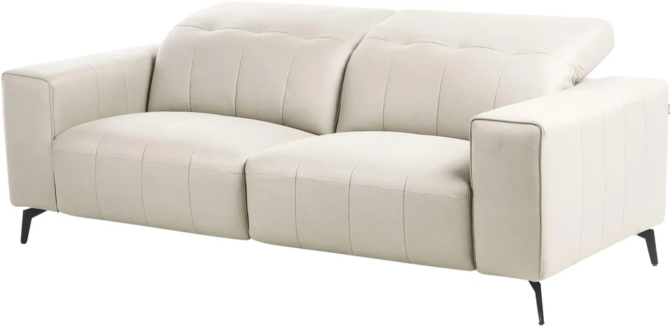 Beliani Trivenė sofa OMMEL šviesiai smėlio spalvos