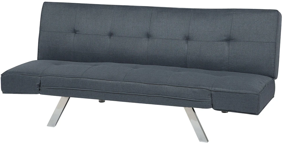 Beliani Trivietė išskleidžiama sofa BRISTOL tamsiai mėlyna