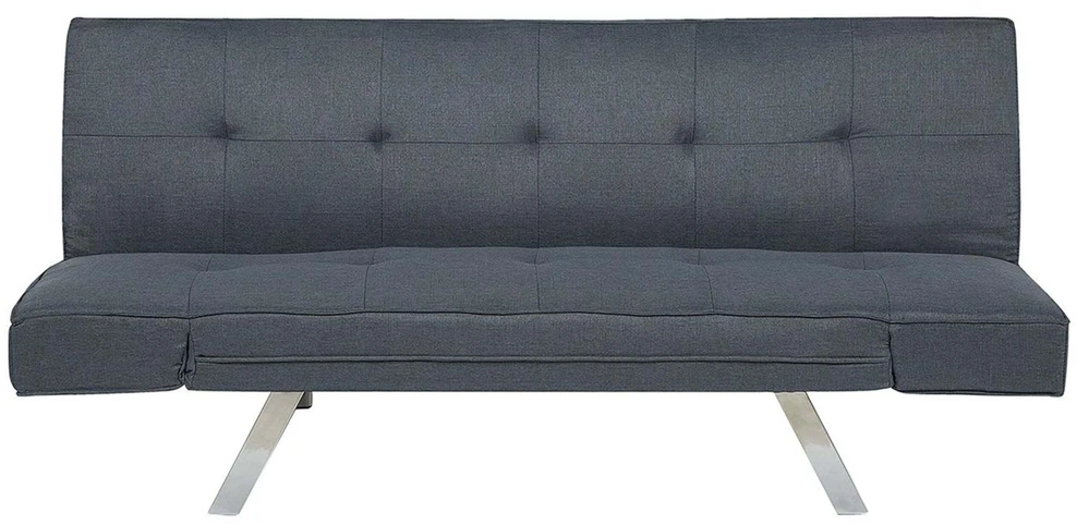 Beliani Trivietė išskleidžiama sofa BRISTOL tamsiai mėlyna