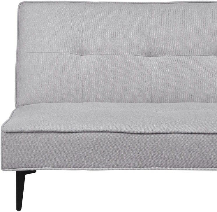 Beliani Trivietė išskleidžiama sofa ESSVIK šviesiai pilka