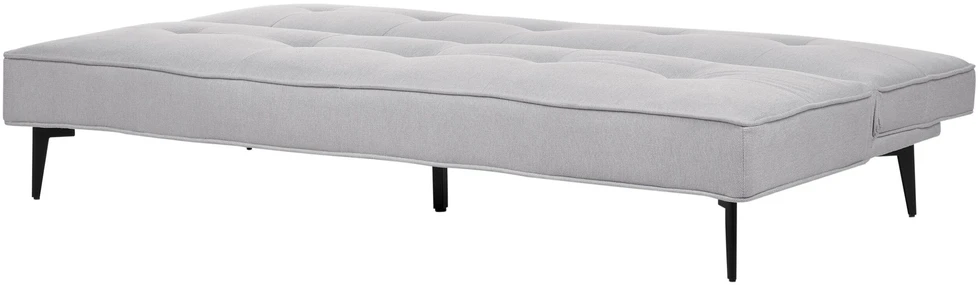 Beliani Trivietė išskleidžiama sofa ESSVIK šviesiai pilka