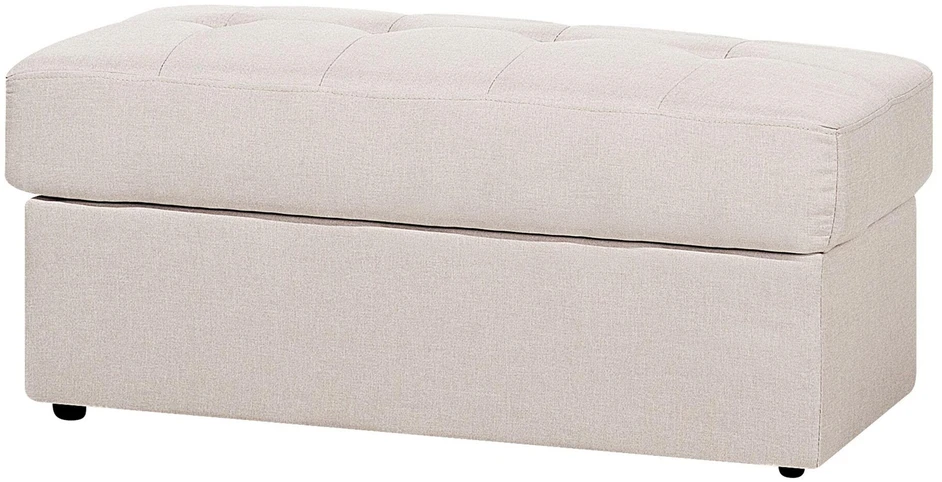 Beliani Trivietė išskleidžiama sofa FALSTER, smėlio spalvos, su patalynės dėže