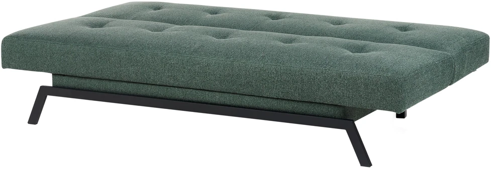 Beliani Trivietė išskleidžiama sofa LEEDS, žalia