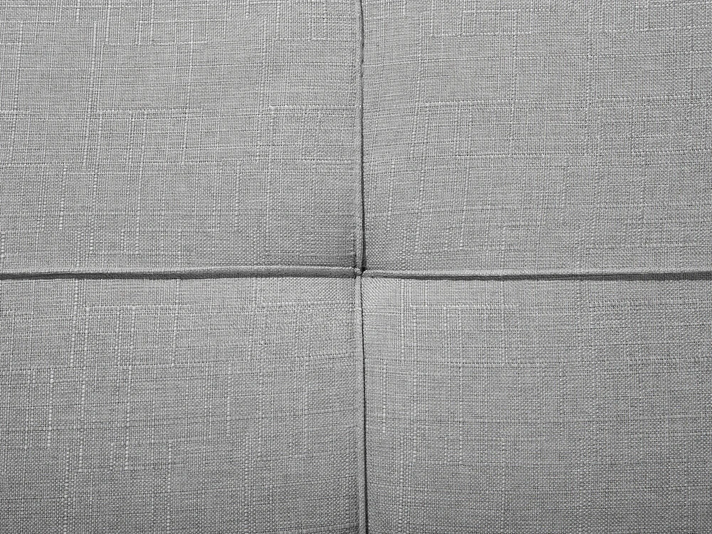 Beliani Trivietė išskleidžiama sofa RONNE šviesiai pilka