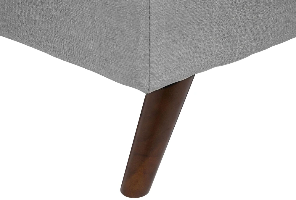 Beliani Trivietė išskleidžiama sofa RONNE šviesiai pilka