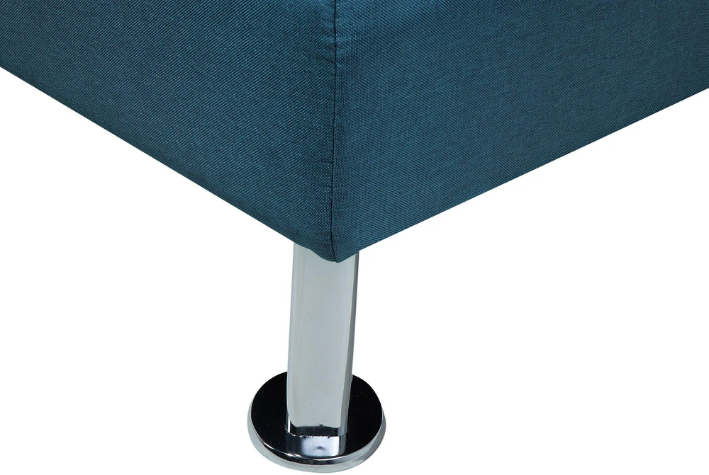 Beliani Trivietė išskleidžiama sofa ROXEN mėlyna
