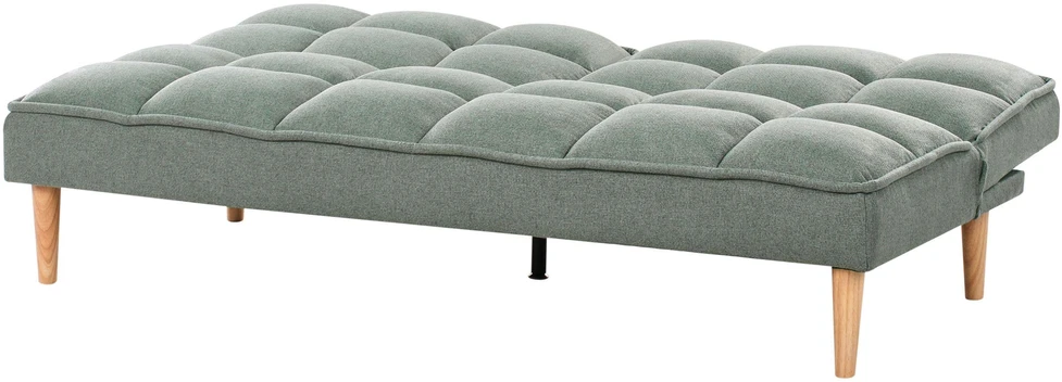 Beliani Trivietė išskleidžiama sofa SILJAN žalia