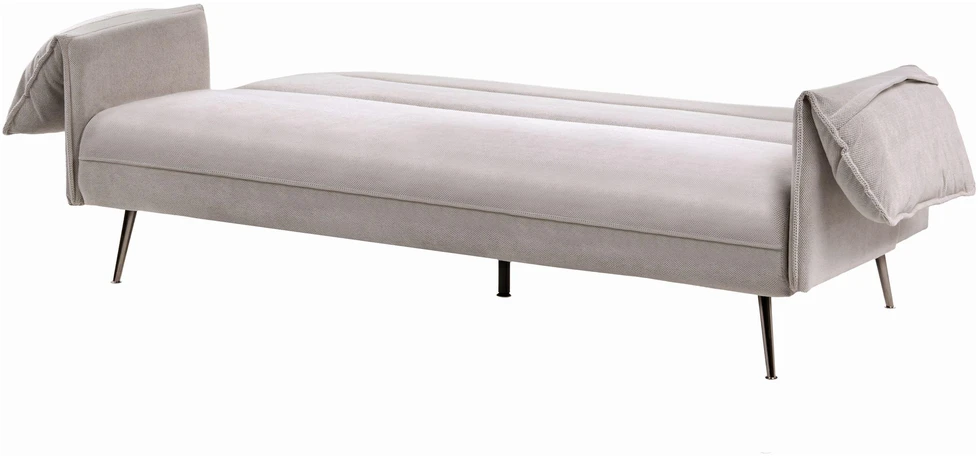 Beliani Trivietė išskleidžiama sofa VAYLA, pilka
