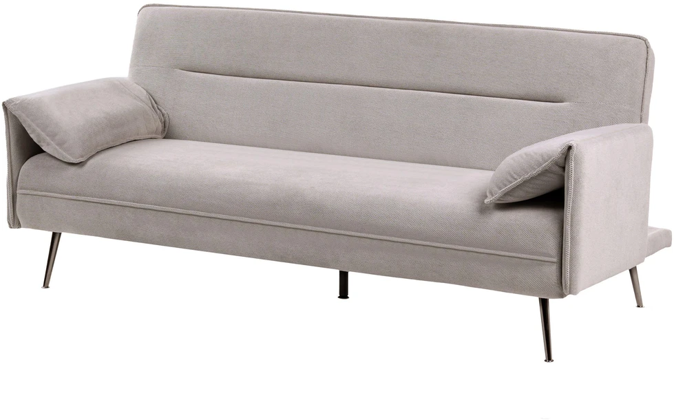 Beliani Trivietė išskleidžiama sofa VAYLA, pilka