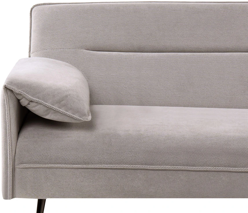 Beliani Trivietė išskleidžiama sofa VAYLA, pilka