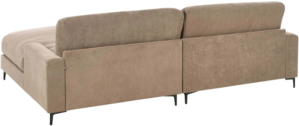 Beliani Trivietė kampinė sofa MALOY ruda, kairinė